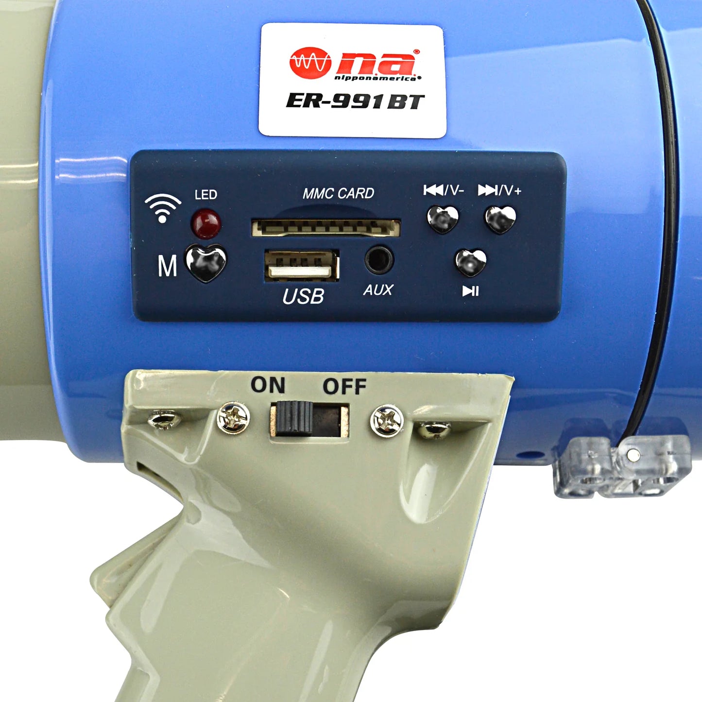 NA Megaphone W USB, MMC and MP3 Music ER-991BT