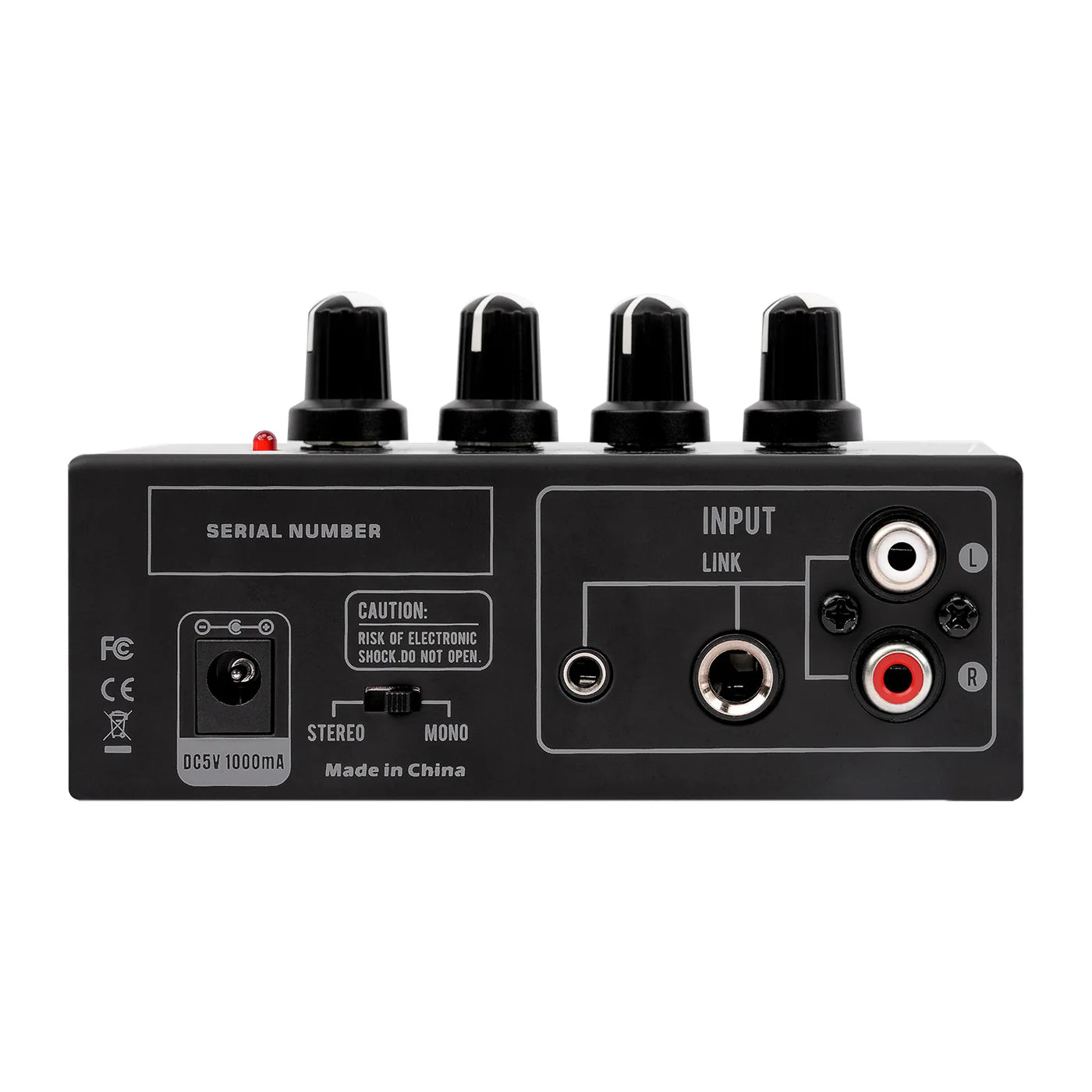 Audiopipe 4-Channel Headphone
Splitter/Amplifier AHS-3514-4