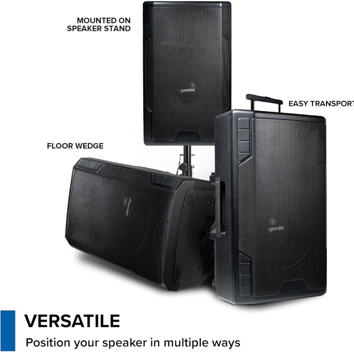 Gemini Active 15" Bluetooth Loudspeaker GSP-5500