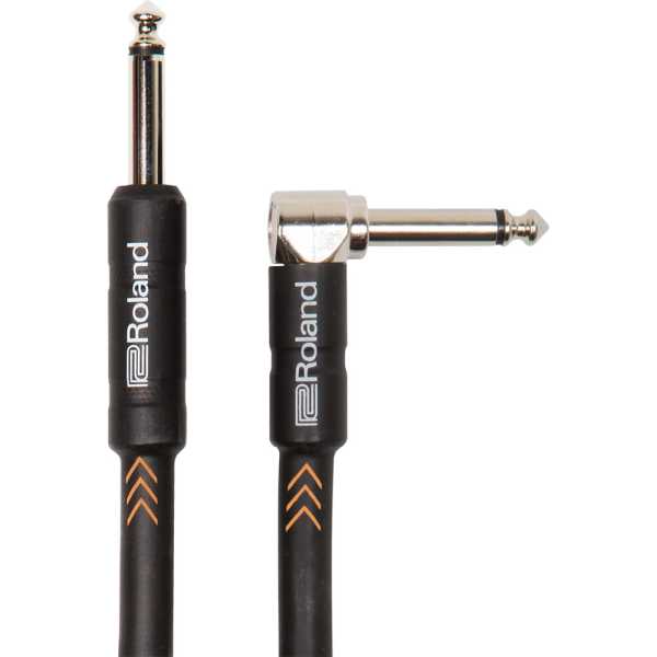 Rolan Instrument Cable 10FT 1/4"-1/4’’ BK RIC-B10 A