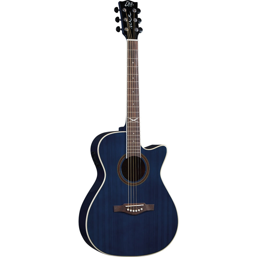 Eko Acoustic Guitar NXT A100ce See Through Blue