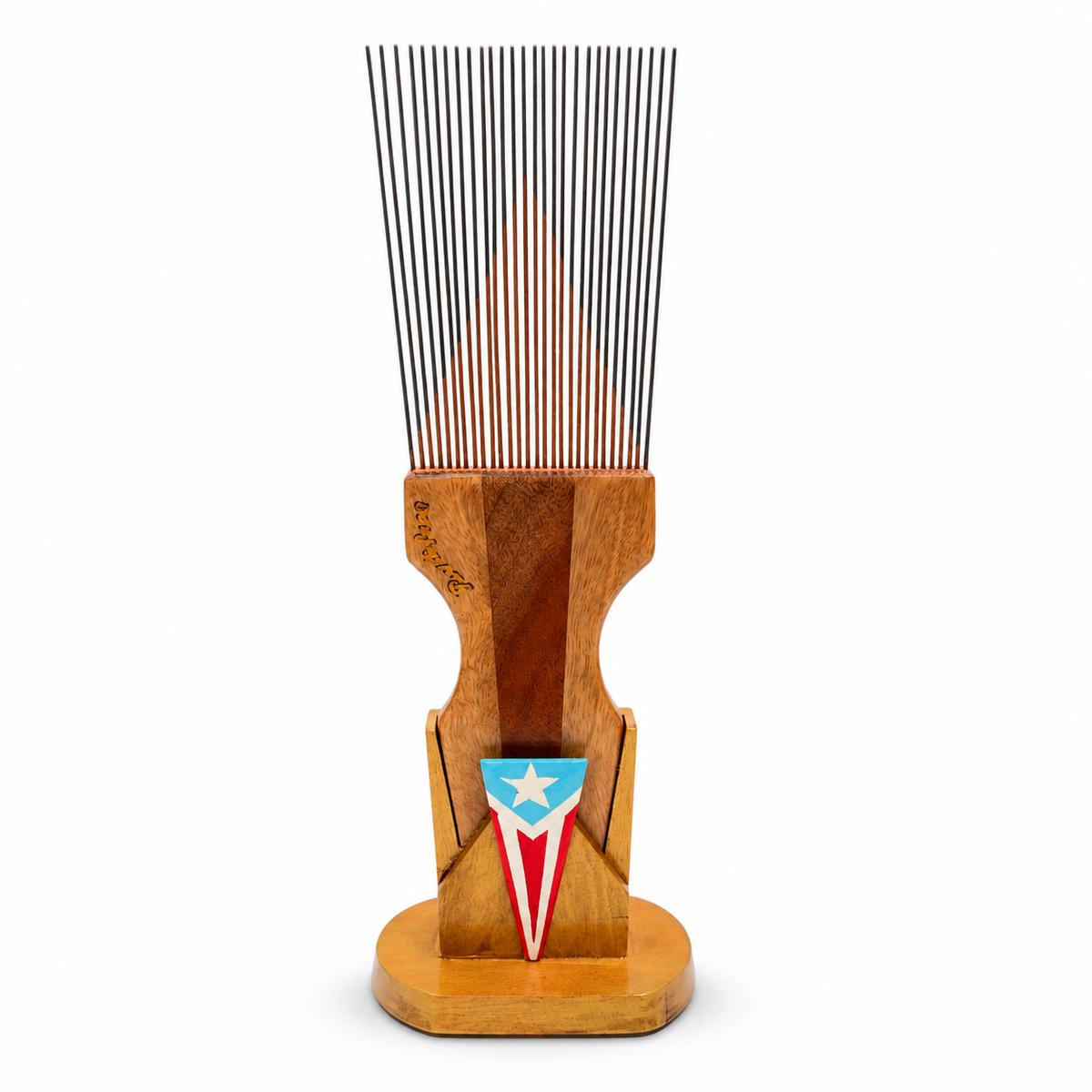 Mr. Santiago Dorada Serie Puyero Profesional Artesanal Premium con Cuerdas de Piano y Base y Saco