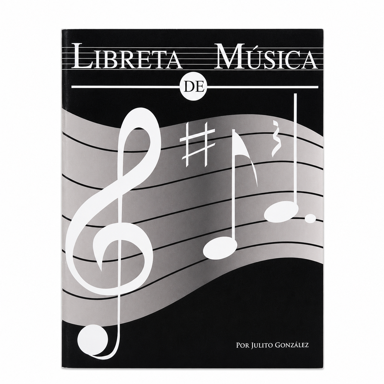 Libreta de Música Pentagramas por Julito Gonzalez