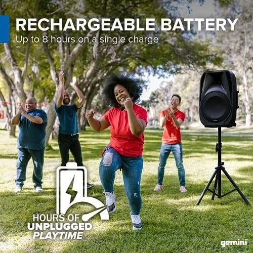 Gemini 15" Active Battery Powered Loudspeaker ES-15 TOGO