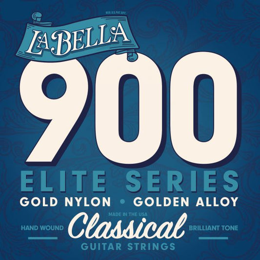 La Bella 900 Elite Serie Gold Nylon Classical Guitar Strings