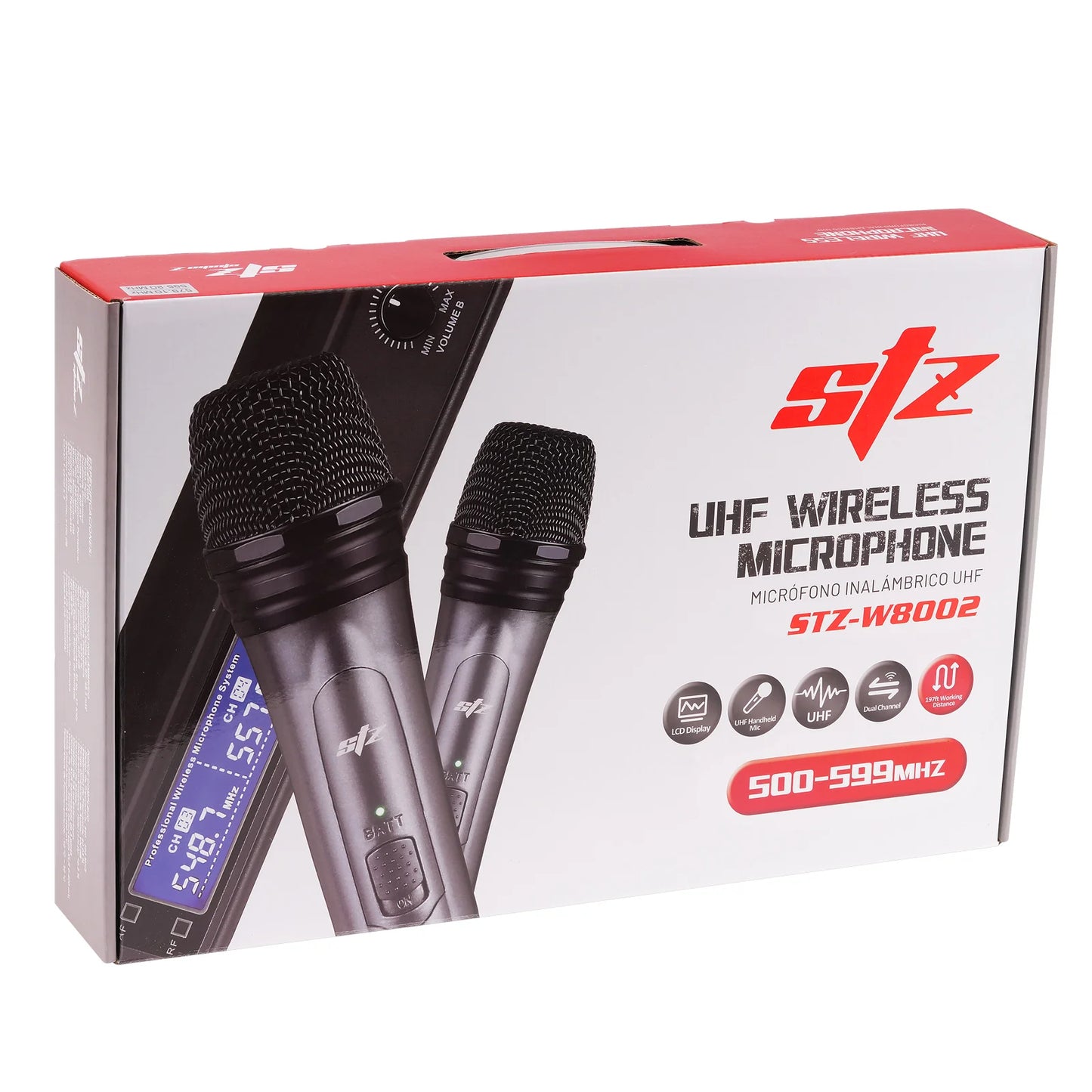 STZ Wireless Dual Microphones UHF STZ-W8002