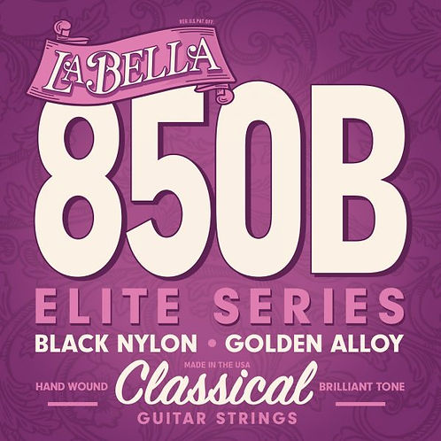 La Bella Nylon Black For Classical Guitar 850B