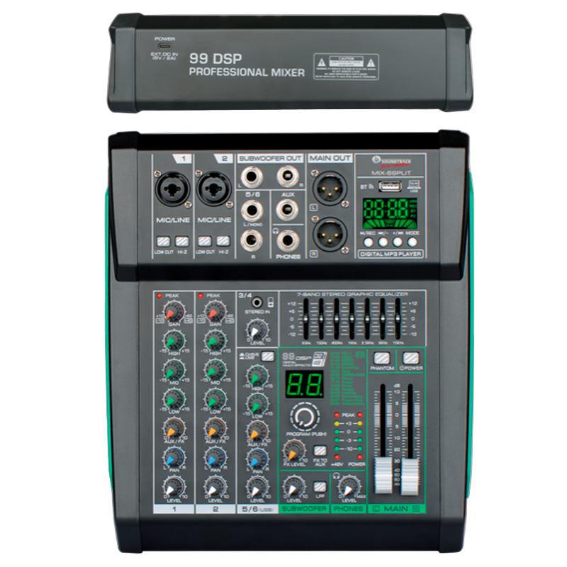 Soundtrack 6Ch Mixing Console MIX-6 SPLIT