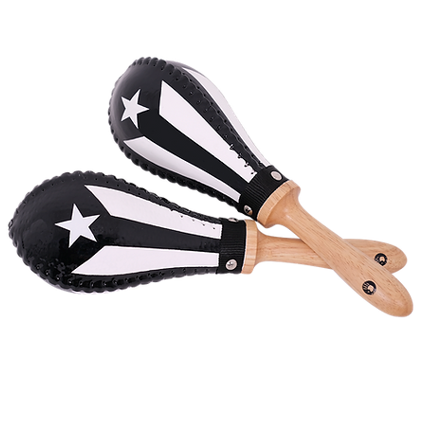 5d2 Rawhide Maracas Large Black PR Flag M700-PRBK