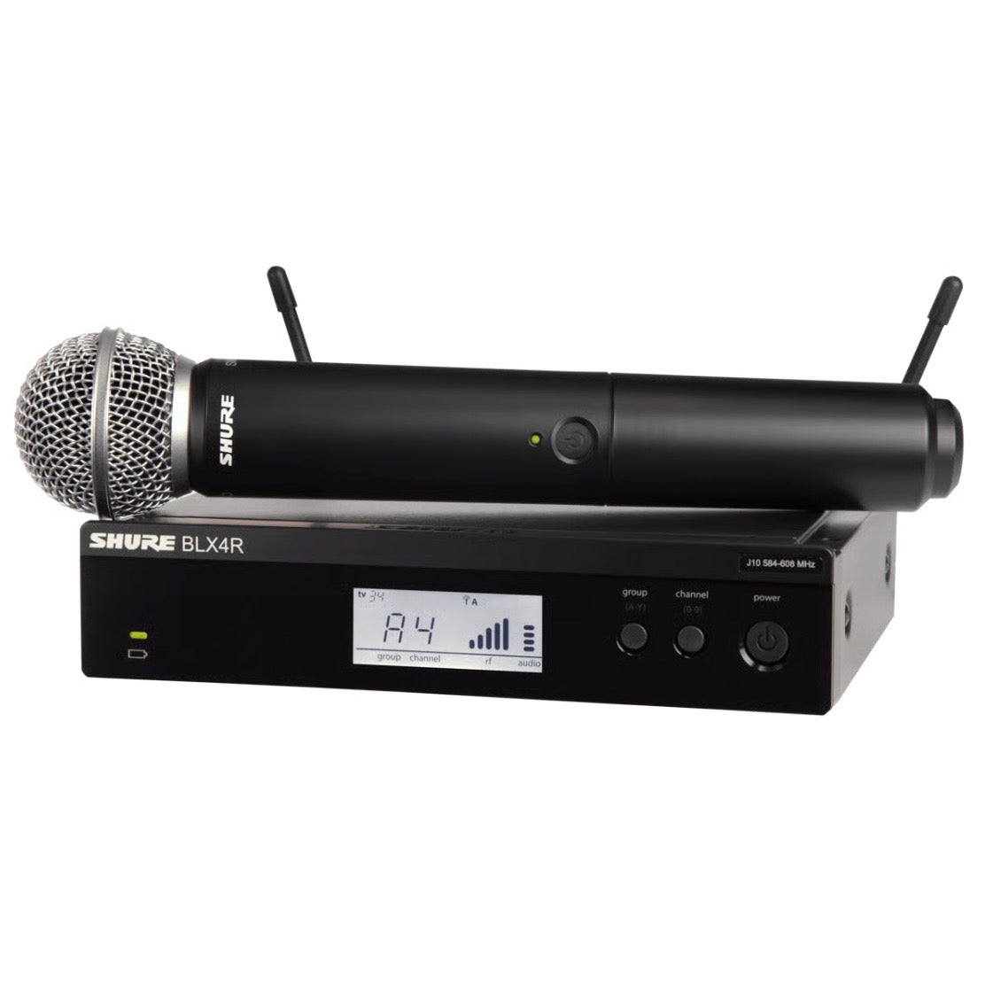Shure BLX24/SM58 Wireless Rack Mount Handheld Microphone System with SM58 Capsule