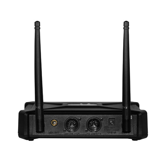 SKP Dual Handheld Microphone System with Case UHF-600PRO