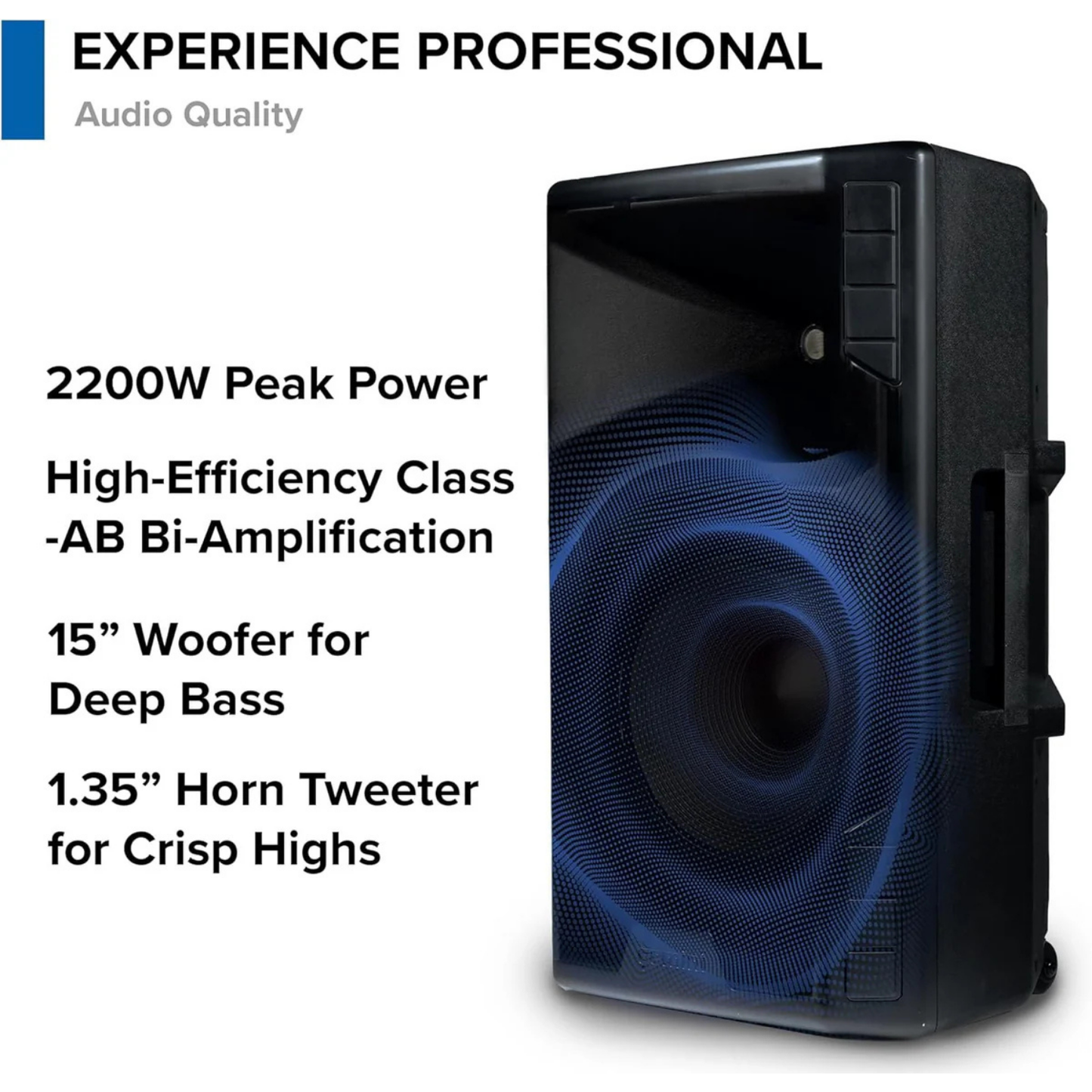 Gemini Active 15" Bluetooth Loudspeaker GSP-5500