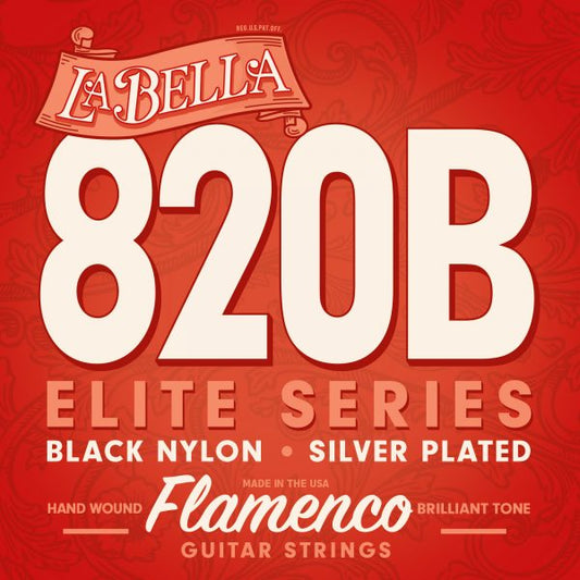 La Bella 820B Elite Serie Black Nylon Flamenco Guitar Strings