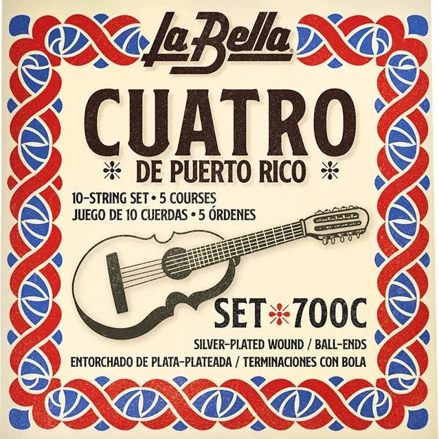 La Bella PR Cuatro de Puerto Rico 10-String Set 700C