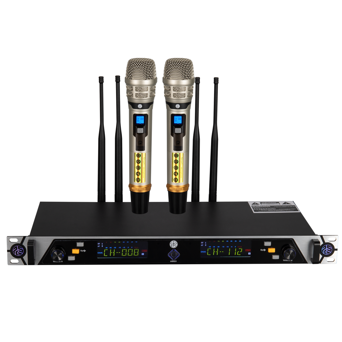 PSG Audio UHF Wireless Microphones Multi-Frequency UGX21 – Silver