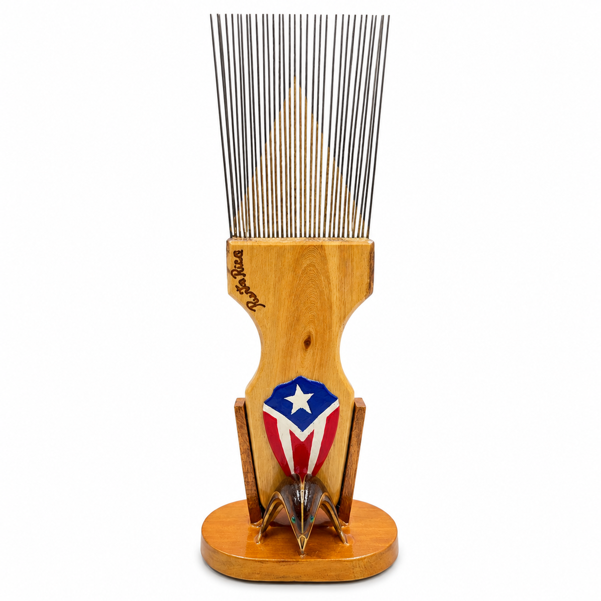 Mr. Santiago Dorada Serie Puyero Profesional Artesanal Premium con Cuerdas de Piano y Base y Saco
