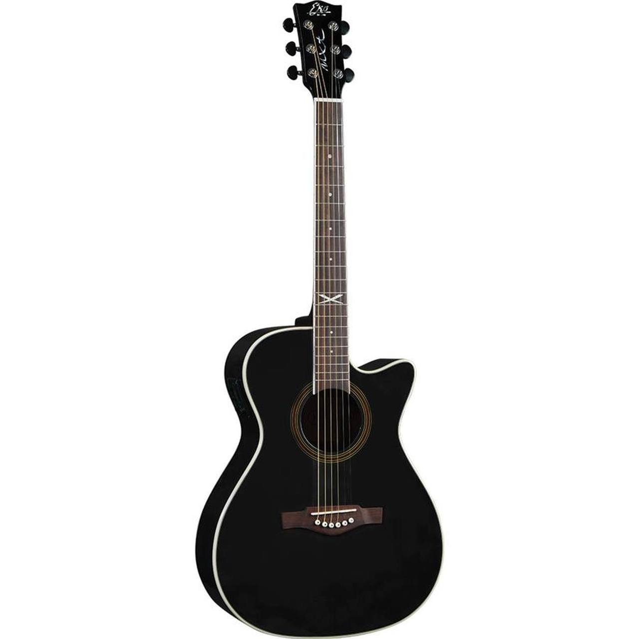 Eko Acoustic Guitar NXT A100CE See Through Black