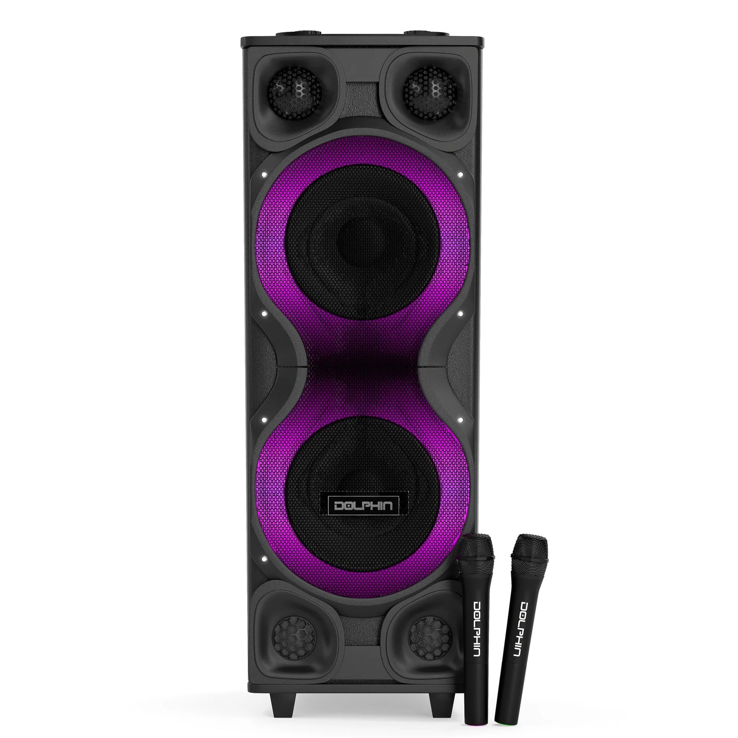Dolphin Rechargeable Party Station 2X12” 6000W Watts SP-2250RBT