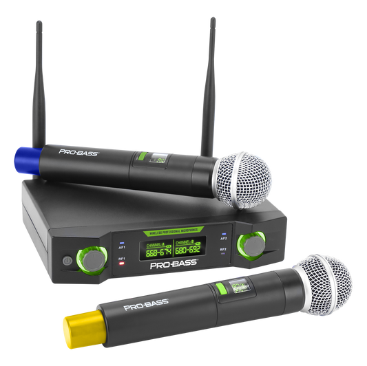 Pro Bass UHF Wireless Microphone UF-224