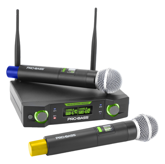 Pro Bass UHF Wireless Microphone UF-224