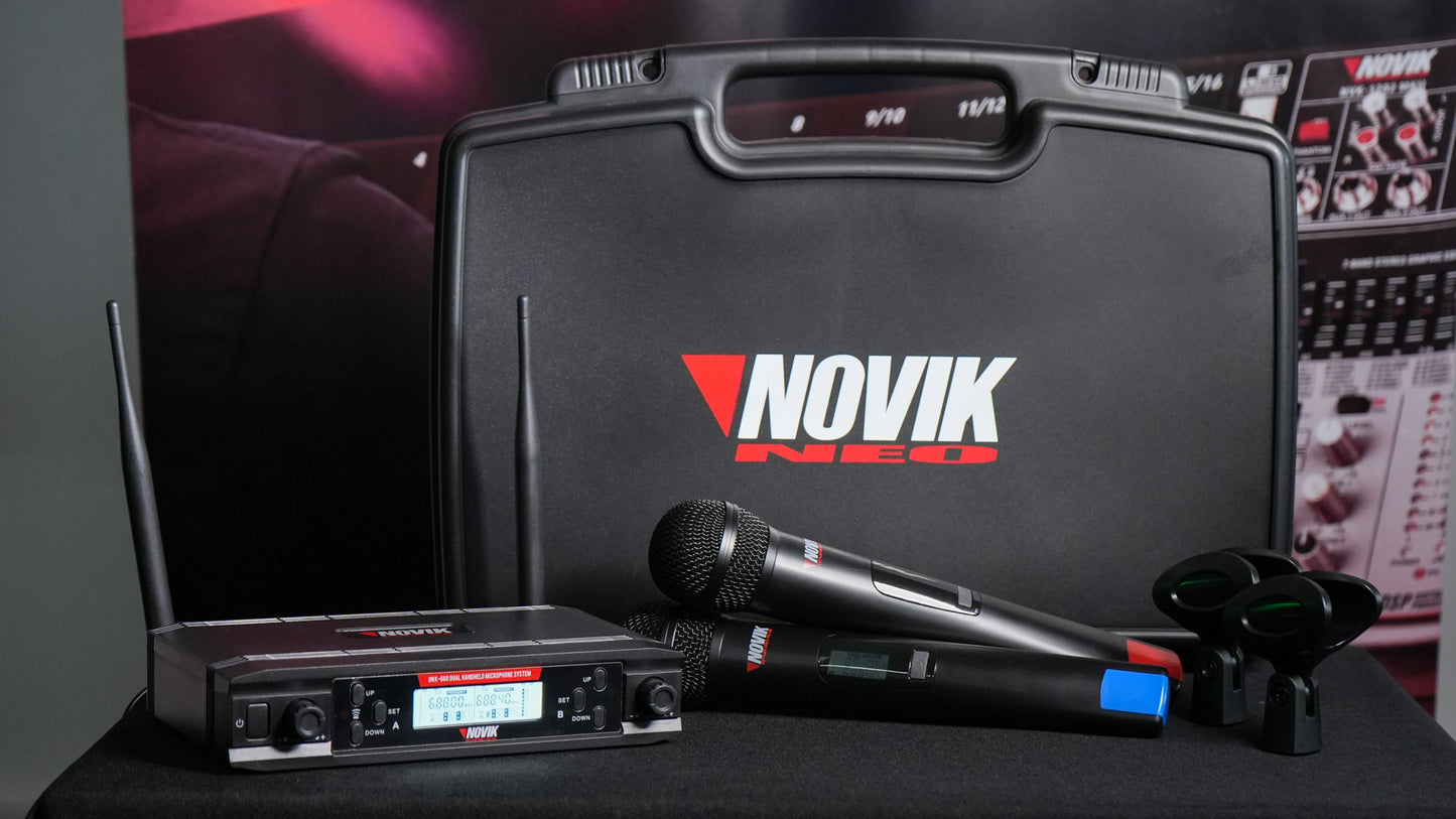 Novik Neo Dual Handheld Wireless Microphones UNK-660