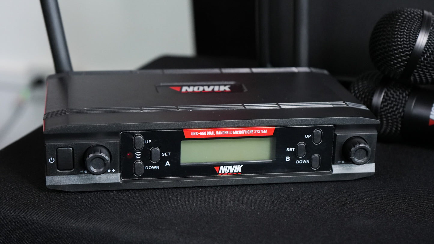 Novik Neo Dual Handheld Wireless Microphones UNK-660