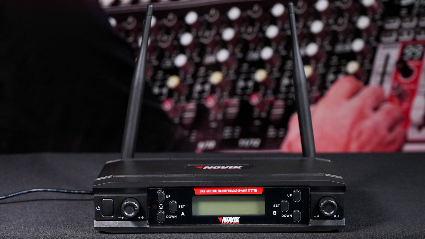 Novik Neo Dual Handheld Wireless Microphones UNK-660