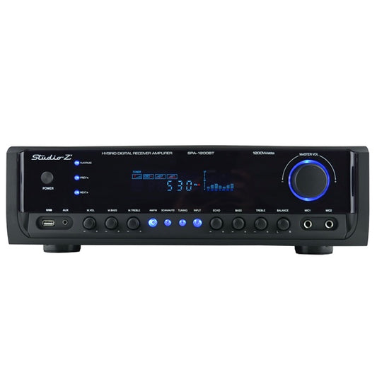 Studio Z Hybrid Digital Receiver Amplifier 1200 Watts SPA-1200BT