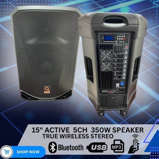 Quill Audio Powered Speaker 15” 5CH QP-155A