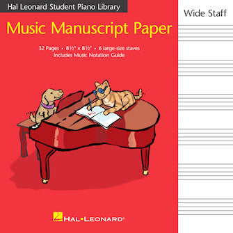 Hal Leonard Manuscript Paper - Libreta de Pentagramas