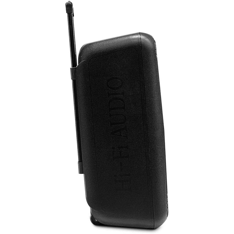 Dolphin Audio Dual 10” Rechargeable Speaker with Wireless Microphone SP-210RBT