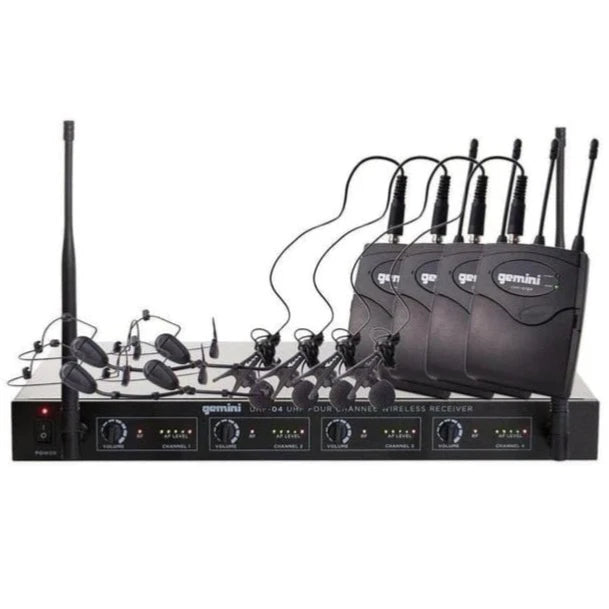Gemini 4 Head Set Wireless Microphone UHF-04HL