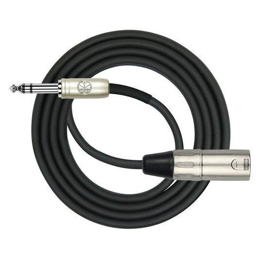 Kirlin Patch Cable 6 FT XLR Male - 1/4" TRS Plug MP-483PR-XLR 6’
