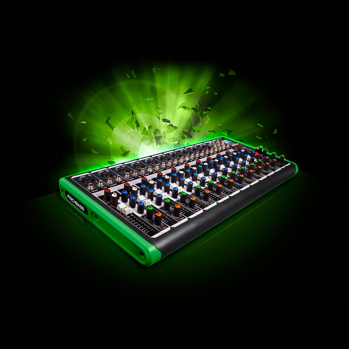 Pro Bass 12 CH Mixing Console PM-1624BT