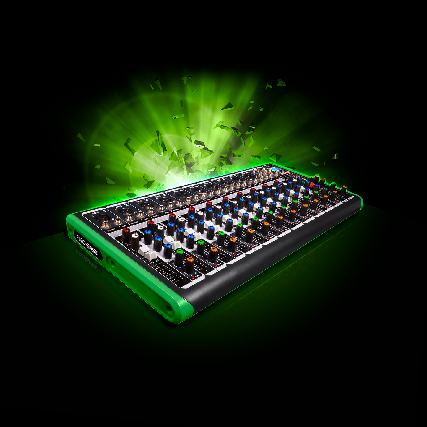 Pro Bass 12 CH Mixing Console PM-1624BT