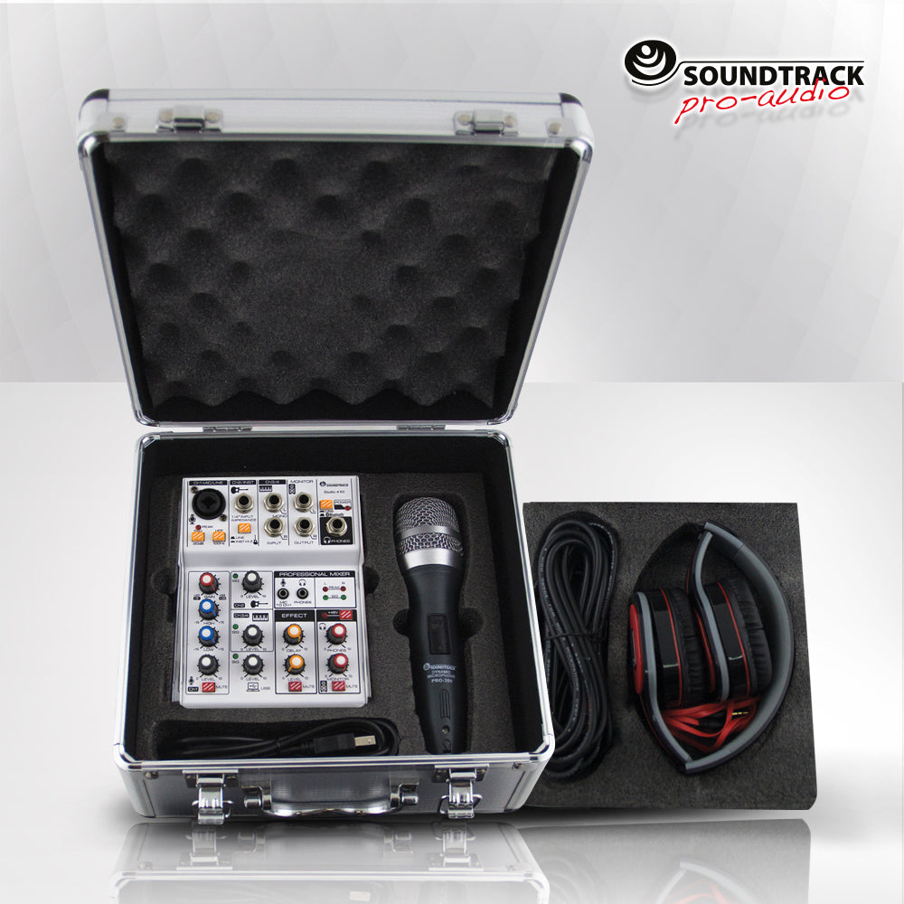 Soundtrack Microphone Set and Mixer STUDIO-4KIT
