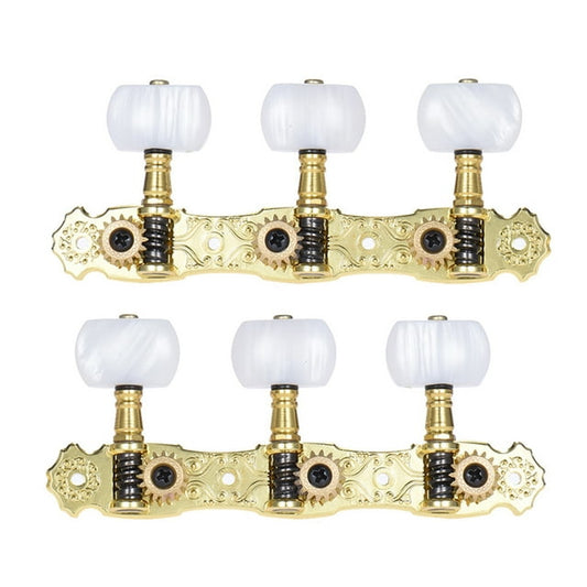 Alice Classical Guitar Machine Heads Clavijero GOLD-WHITE DP-CGND