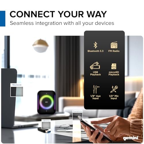 Gemini 6.5 Portable Speaker GRV-650L