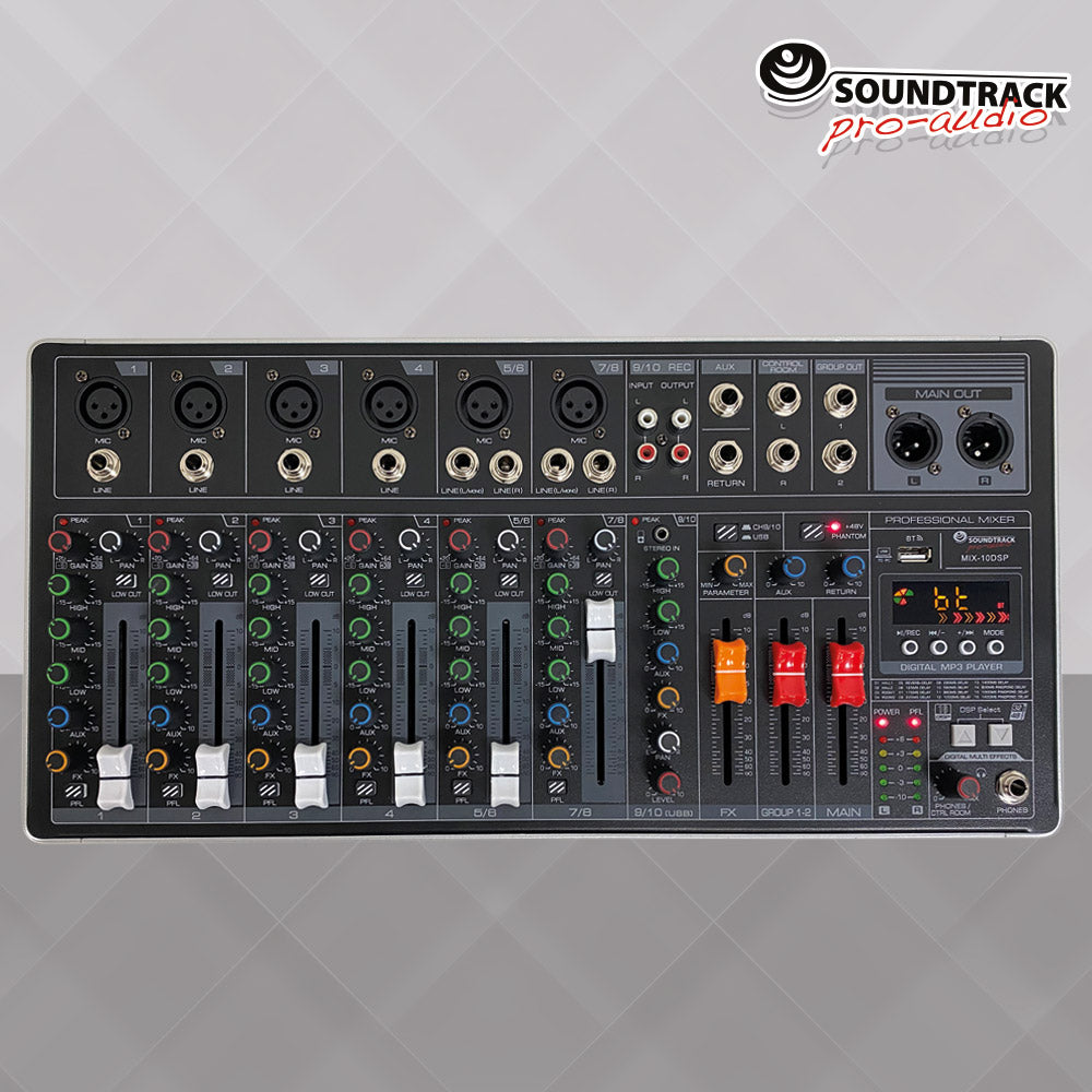 Soundtrack 10Ch DSP Mixing Console MIX-10DSP