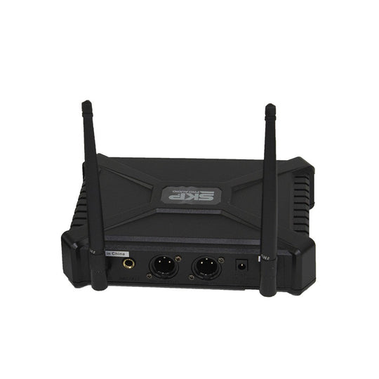 SKP Dual Handheld Microphone System with Case UHF-300D