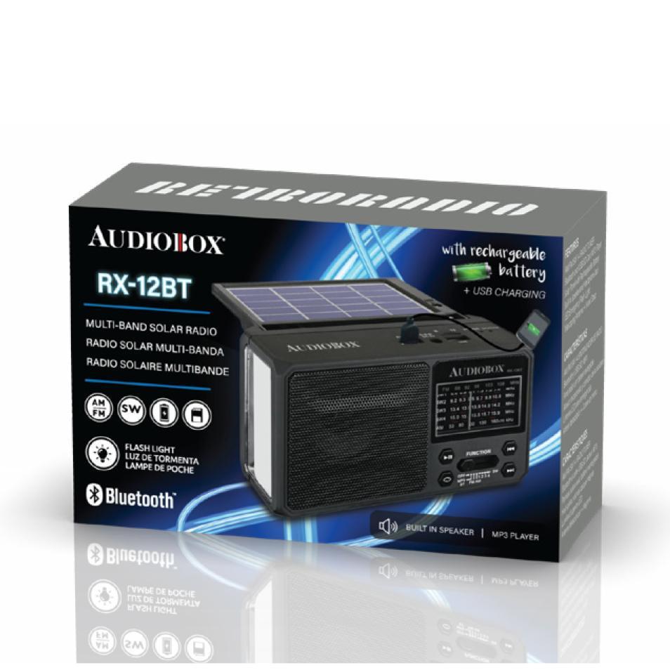Audiobox Multi-Band Solar Radio RX-12BT