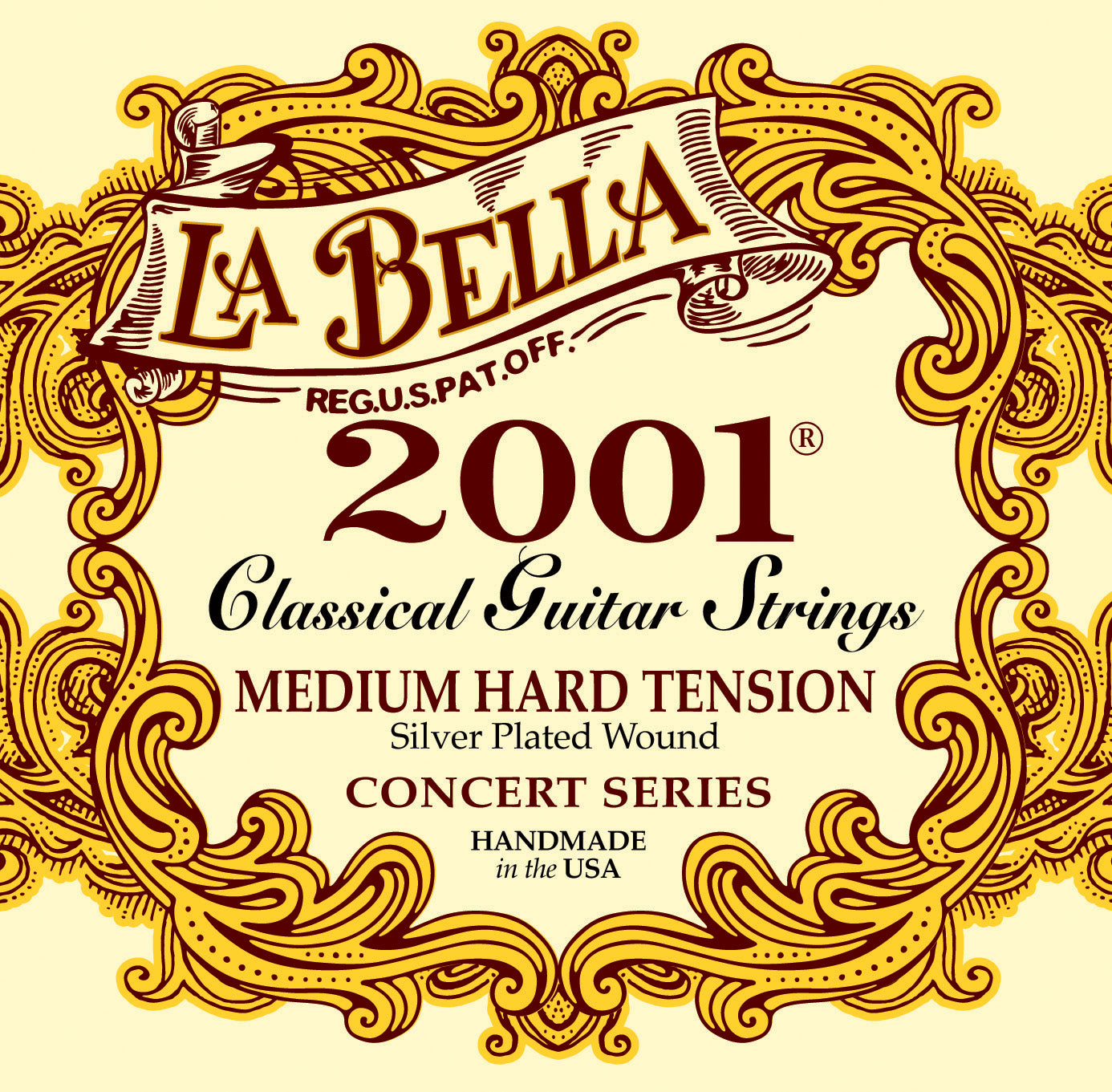La Bella Nylon Medium Hard Tension 2001