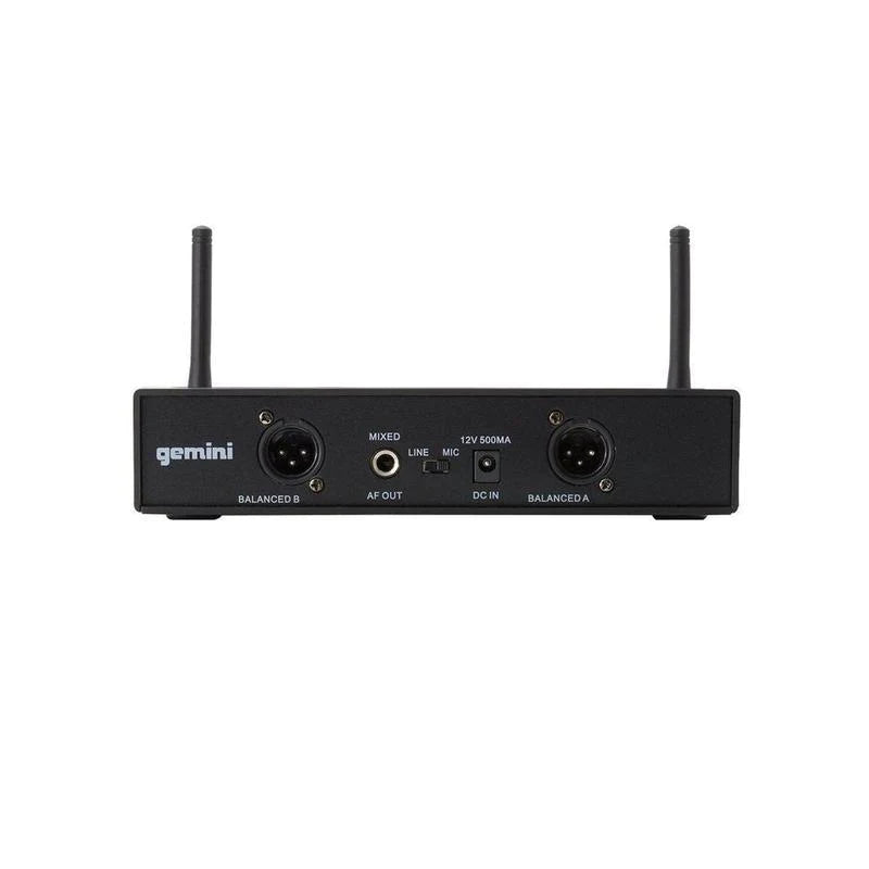 Gemini Dual Handheld Wireless Microphone UHF-6200M