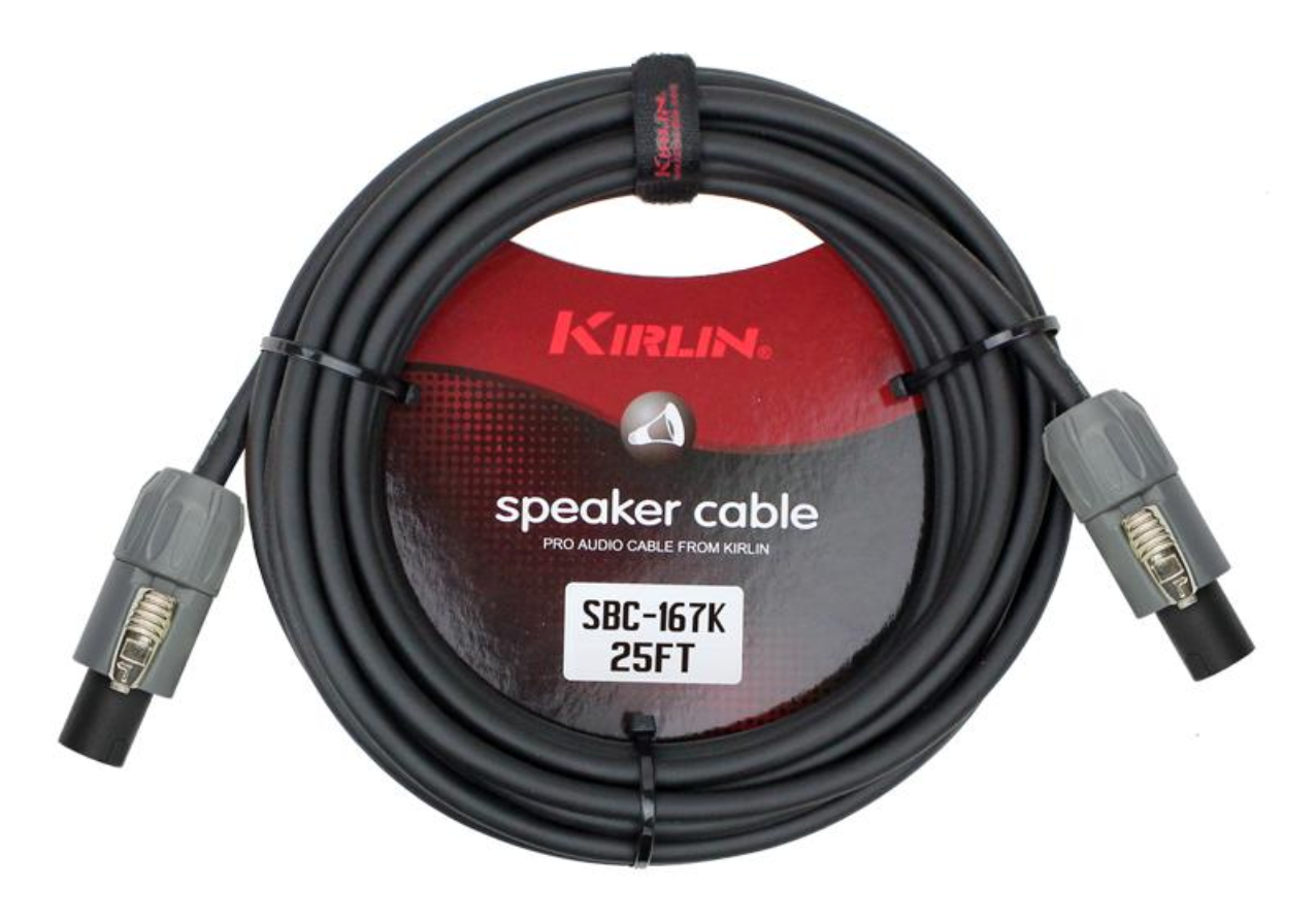 Kirlin Speaker Cable 25FT SBC-167K-25’