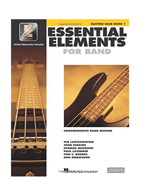 Essential Elements For Band Electric Bass Book I