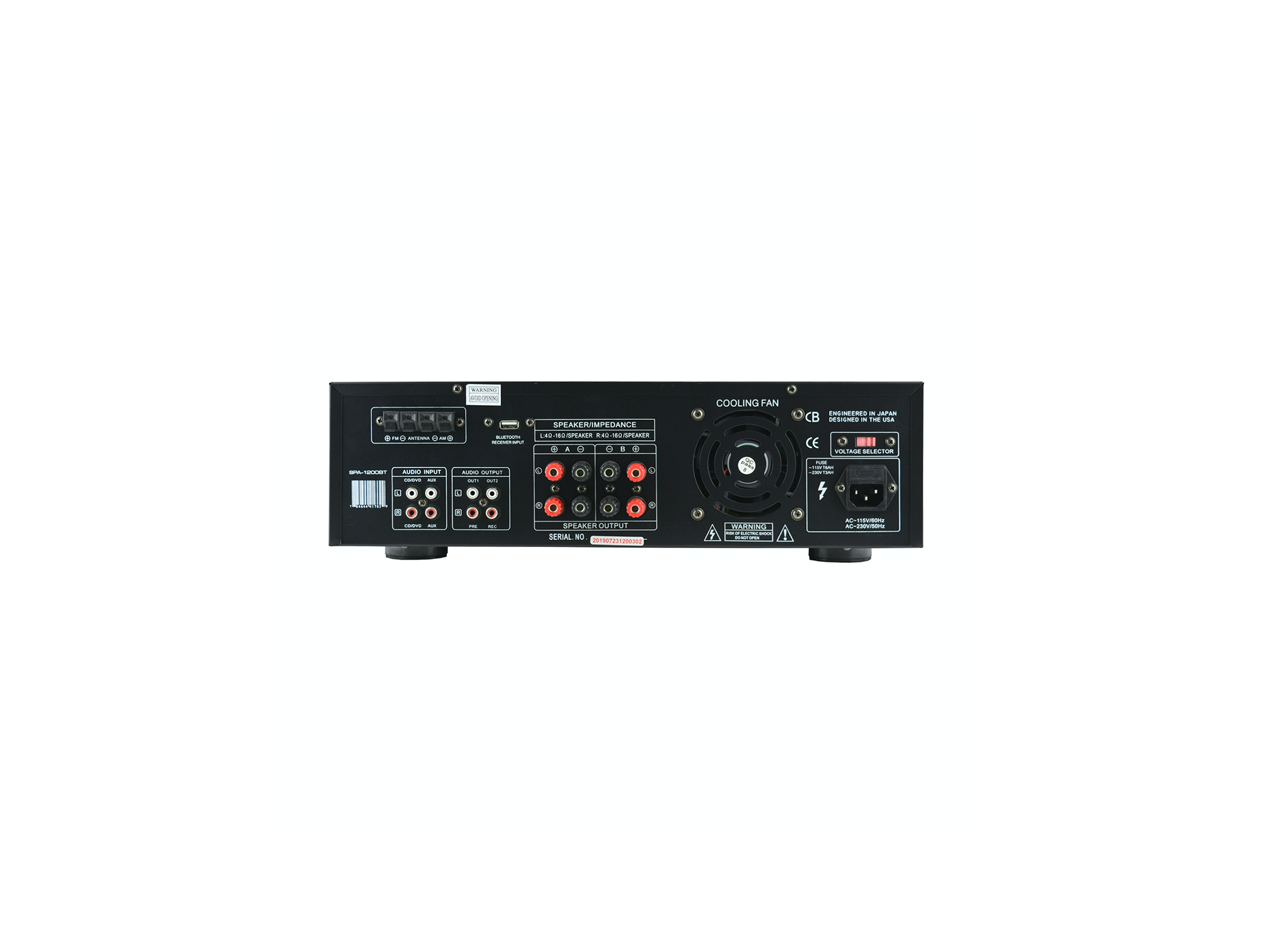 Studio Z Hybrid Digital Receiver Amplifier 1200 Watts SPA-1200BT