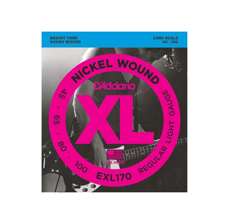 D'Addario Exl170 Nickle Wound Bass Strings 4