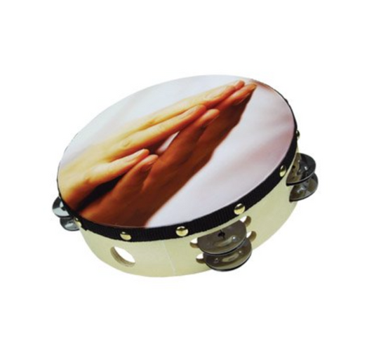 Studio Z 8" Double Wood Tambourine ATM-HND8