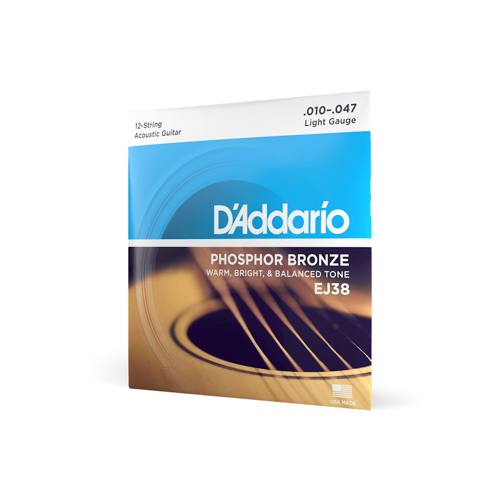 D'Addario Ej38 10-47 Regular Light 12-Strings-Set