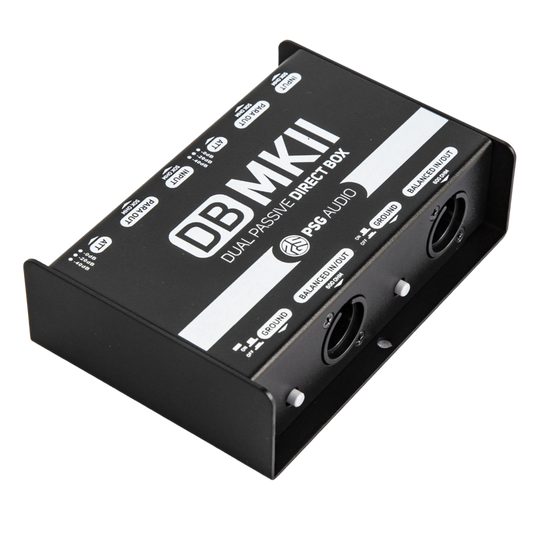 PSG Audio Dual Direct Box with Ground Lift and Attenuator DB-MKII